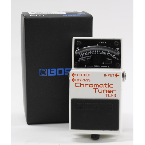 878 - Boss TU-3 Chromatic Tuner guitar pedal, boxed