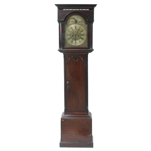 1831 - Mahogany eight day longcase clock, the 13