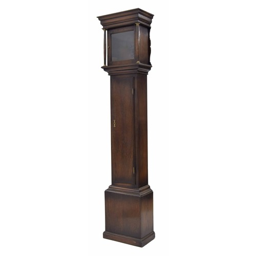 1804 - Contemporary oak grandmother clock with 8