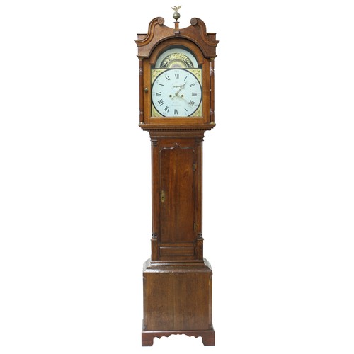 1811 - Oak eight day longcase clock, the 14