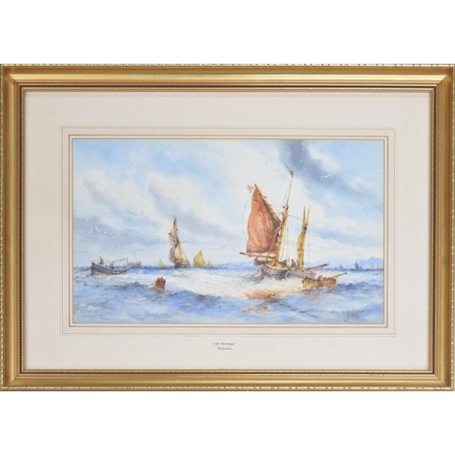 792 - William Stewart (20th/21st century) - 'Off Shoreham', signed also inscribed with the title and the a... 