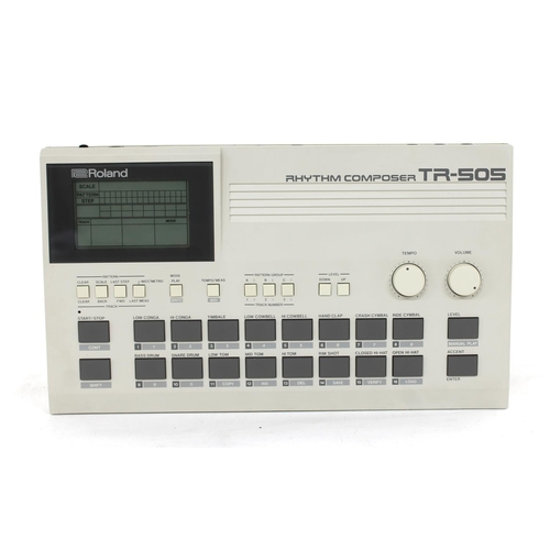 3002 - Roland TR-505 Rhythm Composer drum machine, ser. no. 813500