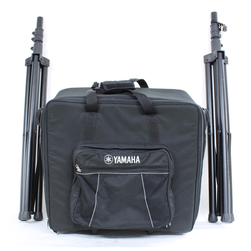 3022 - Yamaha Stage Pass 400I Portable PA system, within original trolley gig bag and with a pair of PA spe... 