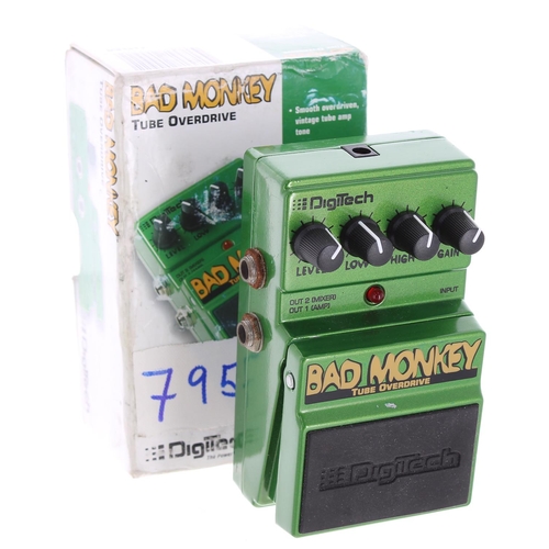 524 - Gary Moore - DigiTech Bad Monkey Tube Overdrive guitar pedal, made in China, ser. no. DBMV000041334,... 