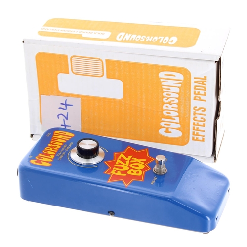 562 - Gary Moore - Sola Sound Colorsound Fuzz Box guitar pedal, boxed*This lot is subject to VAT at 20% on... 