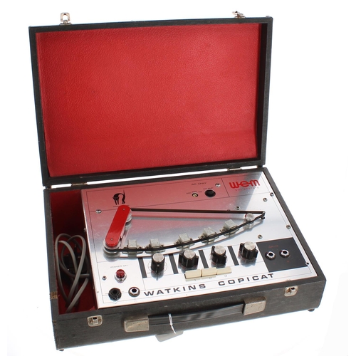 925 - 1970s WEM Solid State Watkins Copicat tape delay guitar unit, in need of attention