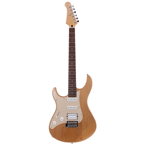 129 - Yamaha Pacifica left-handed electric guitar (de-badged)