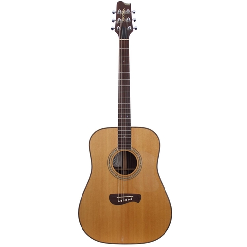 323 - Tacoma DR-20 acoustic guitar, made in USA, ser. no. DE12xxxx0; Back and sides: rosewood, significant... 