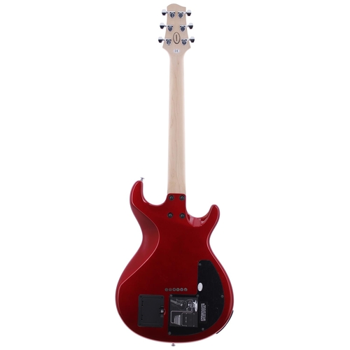 65 - 2003 Line 6 Variax electric guitar, made in Korea, ser. no. 03xxxxx0: Body: candy apple red finish; ... 