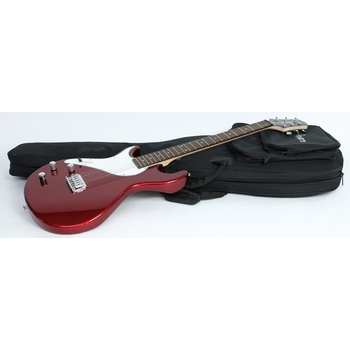 65 - 2003 Line 6 Variax electric guitar, made in Korea, ser. no. 03xxxxx0: Body: candy apple red finish; ... 