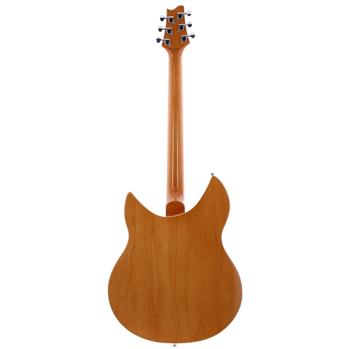 75 - 2003 Indie Guitar Company IRK-500 electric guitar, made in Korea; Body: orange finish; Neck: good; F... 