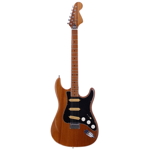 87 - 1970s Kay K-32 electric guitar, made in Taiwan; Body: natural finish, scuffs and dings; Neck: minor ... 