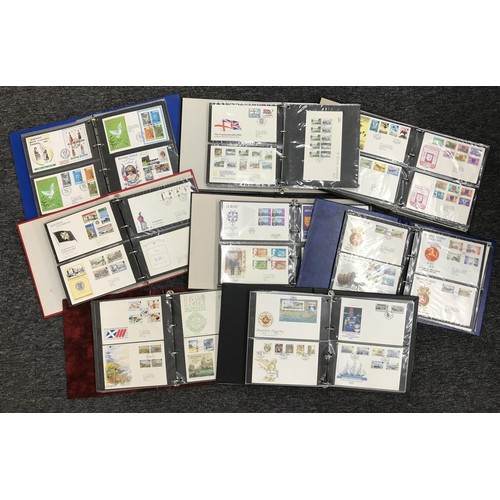 8 - First Day Covers - Collection of Jersey, Guernsey and Isle of Man first day covers contained within ... 