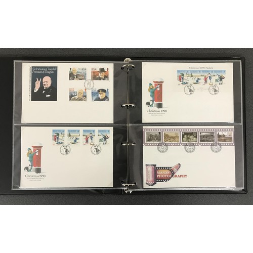 8 - First Day Covers - Collection of Jersey, Guernsey and Isle of Man first day covers contained within ... 