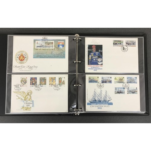 8 - First Day Covers - Collection of Jersey, Guernsey and Isle of Man first day covers contained within ... 