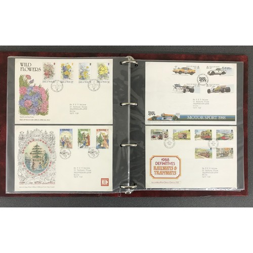 8 - First Day Covers - Collection of Jersey, Guernsey and Isle of Man first day covers contained within ... 