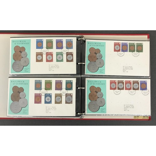 8 - First Day Covers - Collection of Jersey, Guernsey and Isle of Man first day covers contained within ... 