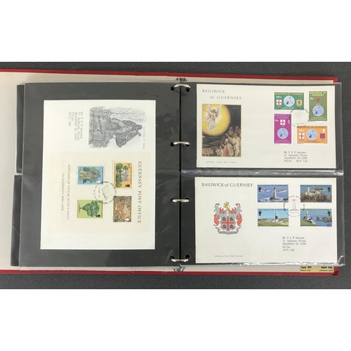 8 - First Day Covers - Collection of Jersey, Guernsey and Isle of Man first day covers contained within ... 