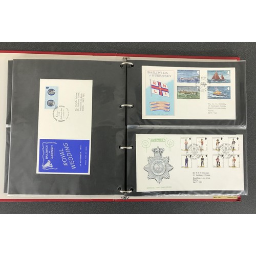 8 - First Day Covers - Collection of Jersey, Guernsey and Isle of Man first day covers contained within ... 