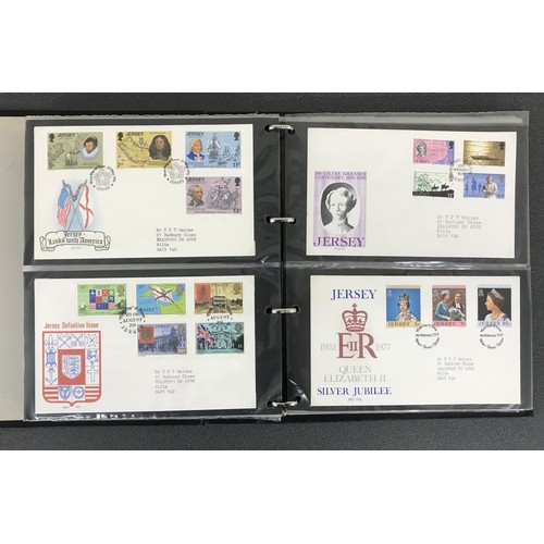 8 - First Day Covers - Collection of Jersey, Guernsey and Isle of Man first day covers contained within ... 