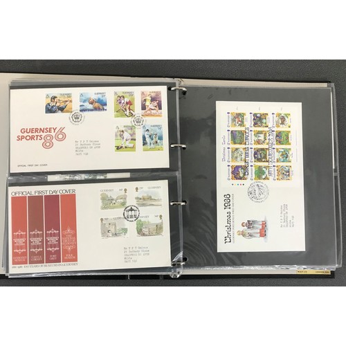 8 - First Day Covers - Collection of Jersey, Guernsey and Isle of Man first day covers contained within ... 