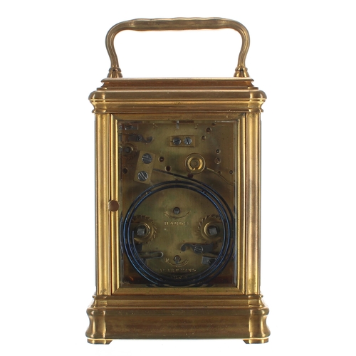 Charles Frodsham repeater carriage clock with alarm, the movement ...