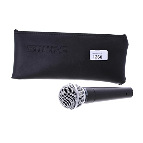 3060 - Shure SM58 dynamic microphone, with pouch