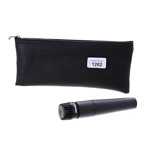 3062 - Shure SM57 dynamic microphone, with pouch