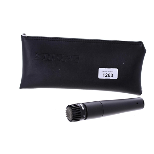 3063 - Shure SM57 dynamic microphone, with pouch