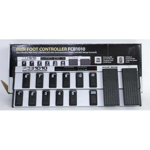 938 - Behringer FCB 1010 Midi Foot Controller, with V1.0.4 Epsom 'Uno chip' upgrade, boxed... 