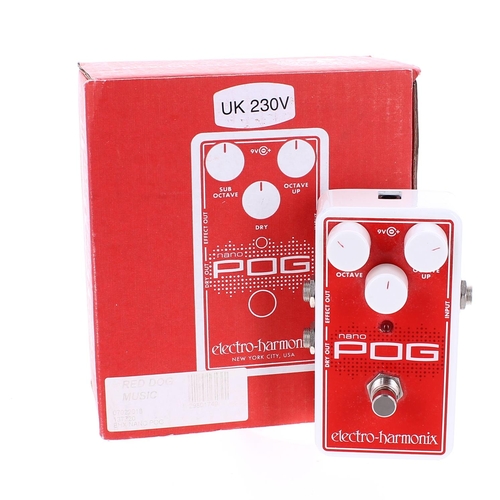 940 - Electro-Harmonix Nano Pog guitar pedal, boxed