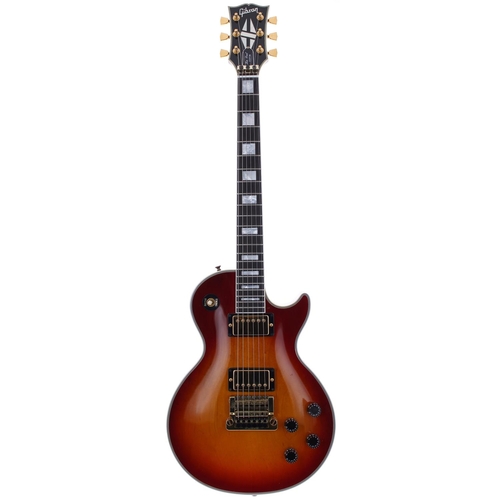 141 - 1989 Gibson Les Paul Custom Kahler electric guitar, made in USA, ser. no. 8xxxxxx8; Body: cherry sun... 