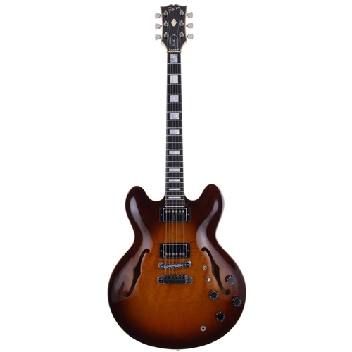 142 - 1984 Gibson ES-347 TD semi-hollow body electric guitar, made in USA, ser. no. 8xxxxxx2; Body: tobacc... 