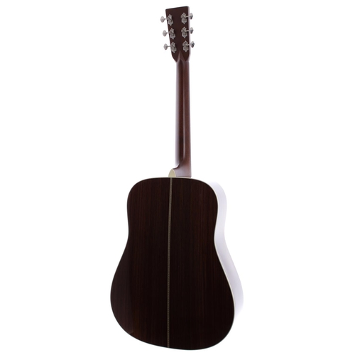 144 - 2001 C.F. Martin Vintage Series HD-28V acoustic guitar, made in USA, ser. no. 8xxxx1; Back and sides... 