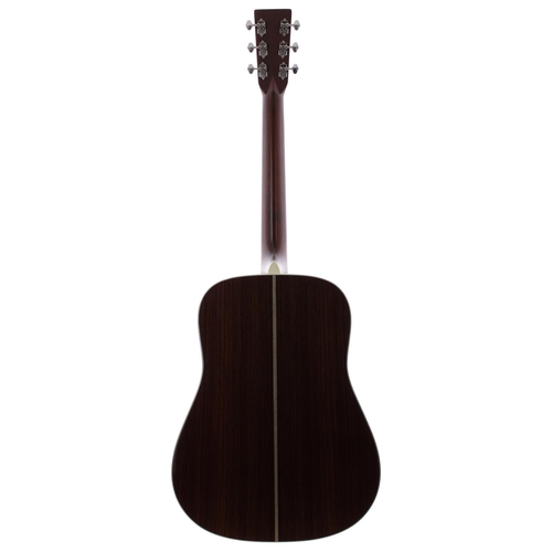 144 - 2001 C.F. Martin Vintage Series HD-28V acoustic guitar, made in USA, ser. no. 8xxxx1; Back and sides... 