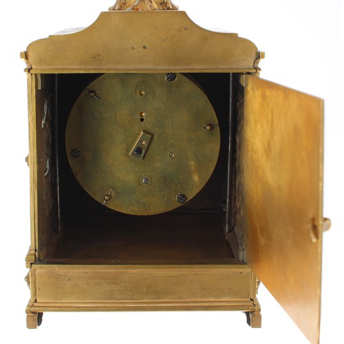 1404 - Fine and unusual ormolu mystery night mantel clock in the manner of Jean Eugene Robert - Houdin of P... 