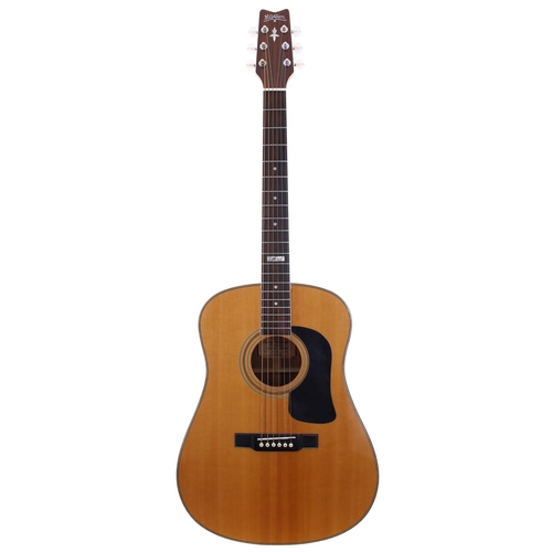 307 - 1991 Washburn Limited Edition D24SI acoustic guitar; Back and sides: good; Top: solid spruce; Neck: ... 