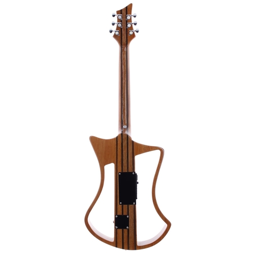 311 - Roberts skeleton electric guitar; Body: natural; Neck: five piece, lacquer lifting to one of the joi... 