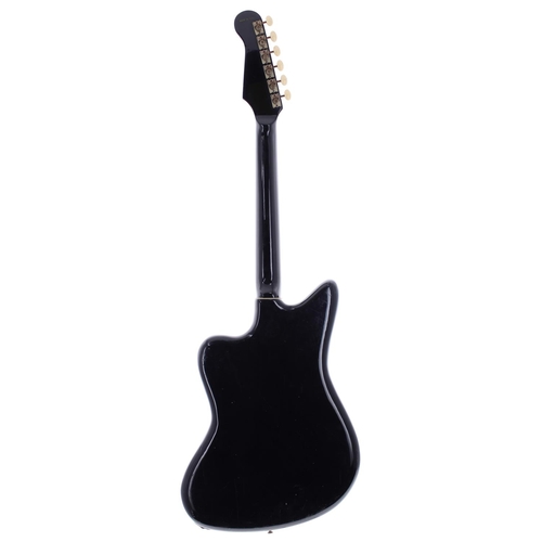 240 - 1961 Eko Ekomaster 400 electric guitar; Body: gold sparkle finish top upon black back, scuffs and sc... 