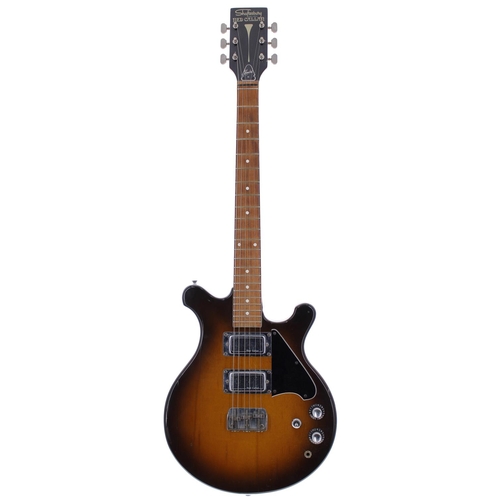 244 - 1970s Shaftsbury Ned Callan Hombre 511 electric guitar, made in England; Body: tobacco sunburst, hea... 