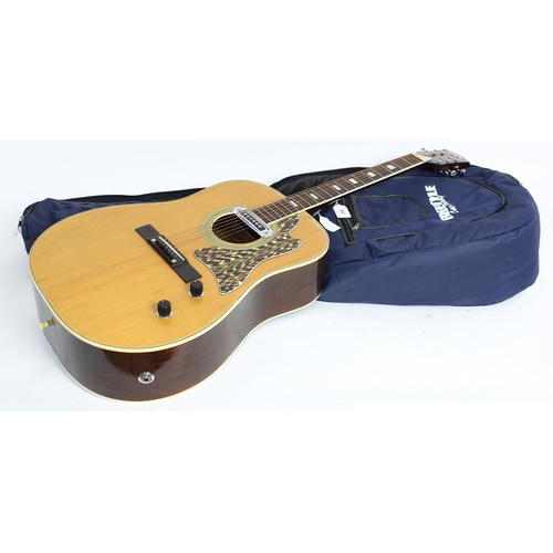 252 - Sunbeam electro acoustic guitar, gig bag