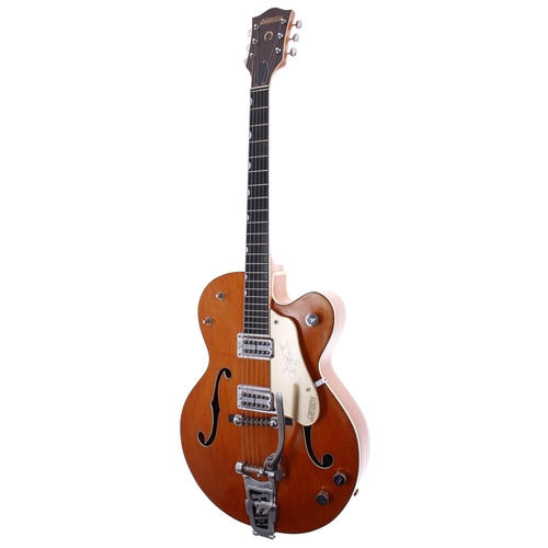 164 - 1959 Gretsch 6120 Chet Atkins hollow body electric guitar, made in USA, ser. no. 3xxx6; Body: orange... 