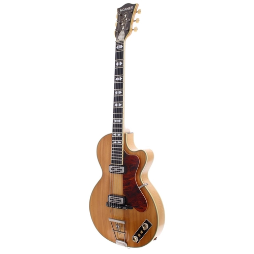 173 - 1960 Hofner Club 60 electric guitar, made in Germany, ser. no. 9xx; Body: blonde finish, a few minor... 