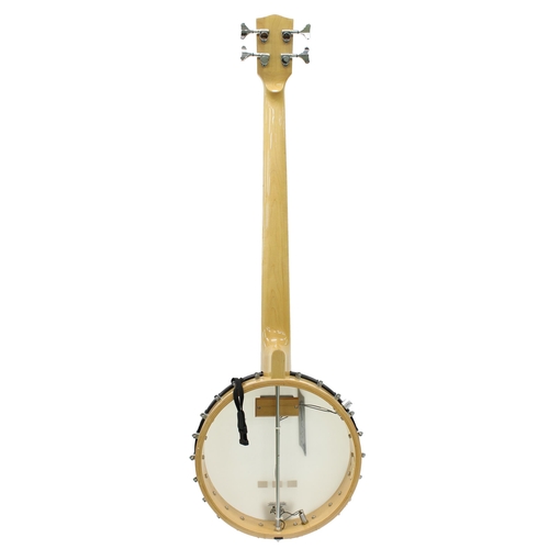 1505 - Gold Tone VB-400 banjo bass guitar, made in Korea, ser. no. 2501259, with original gig bag... 