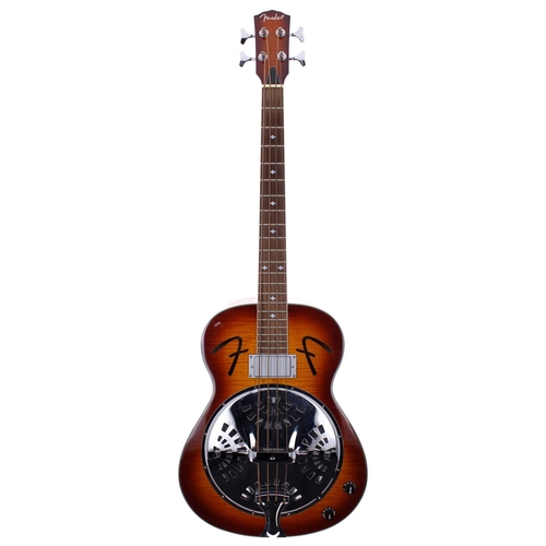 269 - 2004 Fender FR-51 electric resonator bass guitar, ser. no. KL04xxxxx9; Body: sunburst figured maple;... 