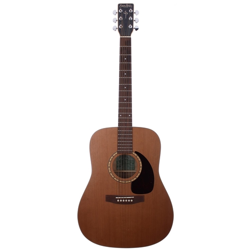 317 - Simon & Patrick S&P 6 Cedar acoustic guitar, made in Canada; Back and sides: cherry; Top: ce... 