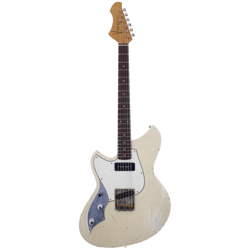 320 - 2018 Novo Serus T left-handed electric guitar, made in USA, ser. no. 18xx9; Body: Olympic white reli... 