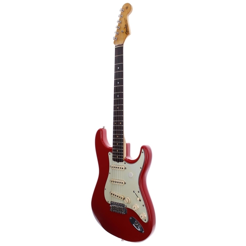 324 - 1962 Fender Stratocaster electric guitar, made in USA, ser. no. 9xxx5; Body: Dakota red refinish, ex... 