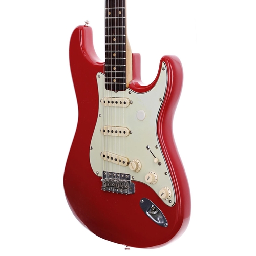 324 - 1962 Fender Stratocaster electric guitar, made in USA, ser. no. 9xxx5; Body: Dakota red refinish, ex... 