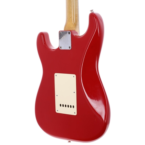 324 - 1962 Fender Stratocaster electric guitar, made in USA, ser. no. 9xxx5; Body: Dakota red refinish, ex... 